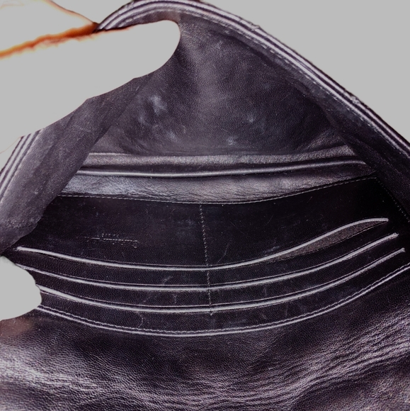 Christian Dior Black Cannage Leather Convertible Crossbody Bag - Picture 5 of 16